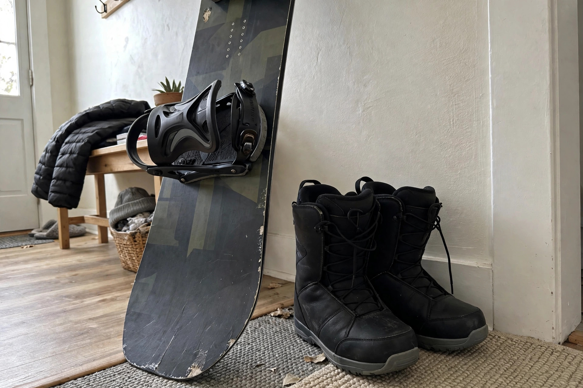 滑雪板 + 固定器(165cm)/ Snowboard with bindings